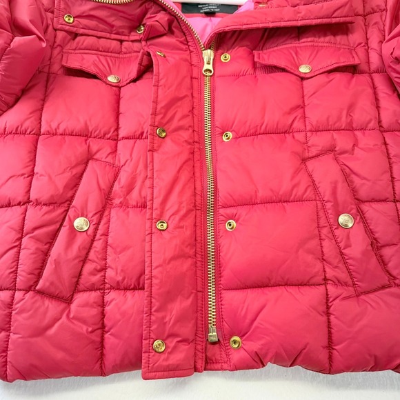 J. Crew Red Signature Primaloft Cropped Puffer Jacket Size S Water Repellent‎ - Picture 9 of 16